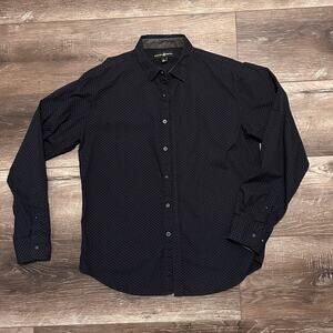 Beverly Hills Polo Club Men's Long Sleeve Shirt Button Down, Size Large